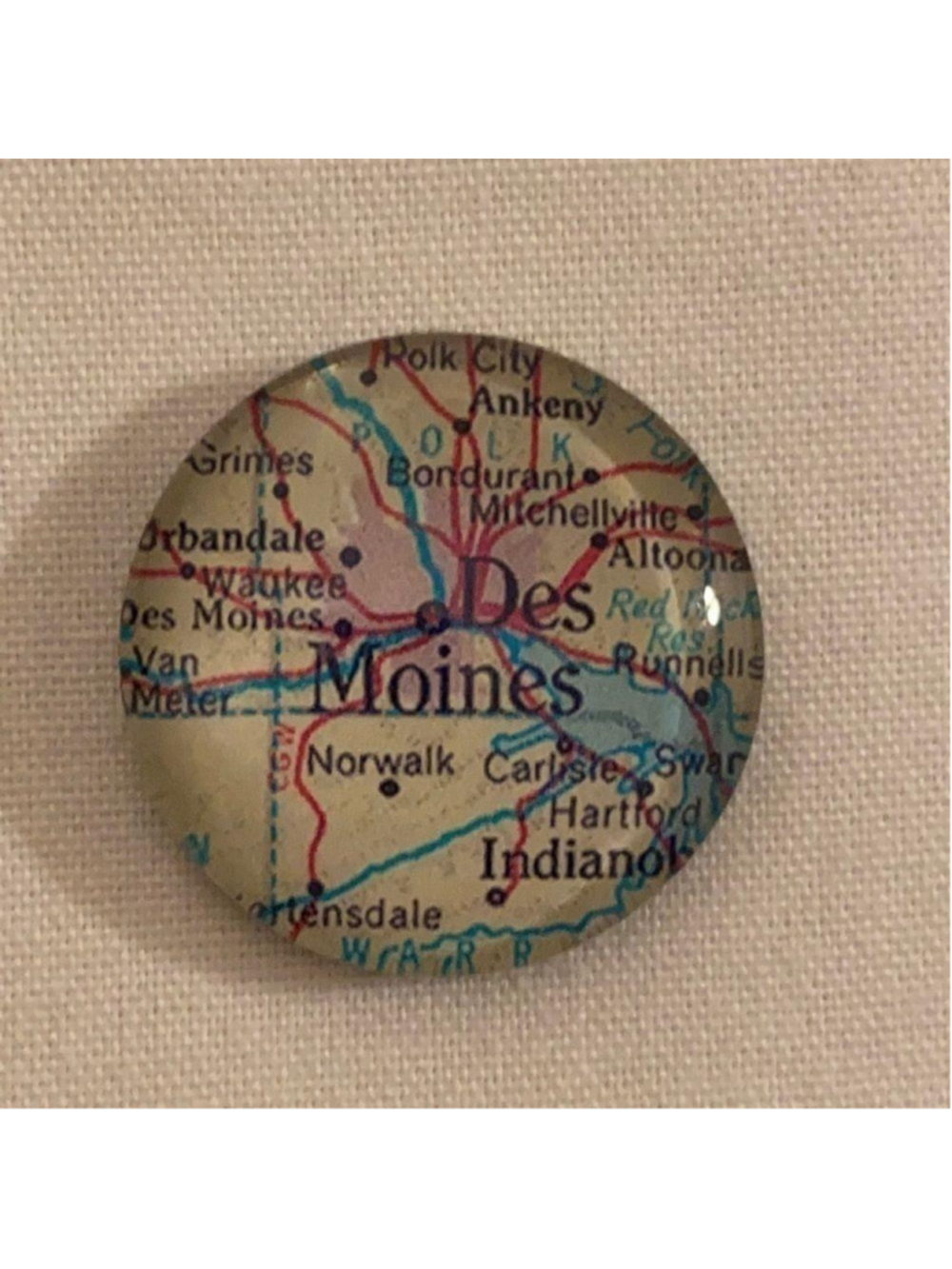 DES MOINES, IOWA REFRIGERATOR MAGNET ✨✨✨